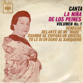 22321 La Niña de los Peines - Canta volumen No. 1
