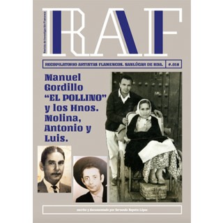 28106 Revista de investigación flamenca RAF Nº 18 - Manuel Gordillo 