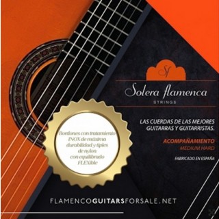 29983 Set de cuerdas guitarra Solera Flamenca Acompañamiento tensión media-alta