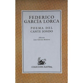 31197 Poema del cante jondo - Federico García Lorca