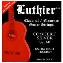 27928 Luthier Concert Silver SET 60 Guitarra Clásica Tension Alta