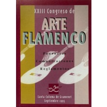 31473 XXIII Congreso de arte flamenco Santa Coloma de Gramanet. Septiembre 1995