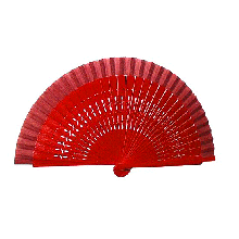 Wooden fan 19 cm