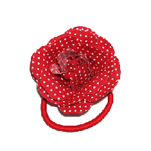 Coletero with Flemish flower with polka dots 