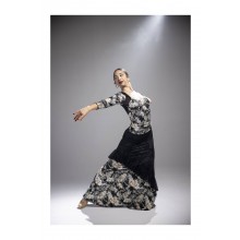 Falda Carmela Punto Elástico Estampado Adulto