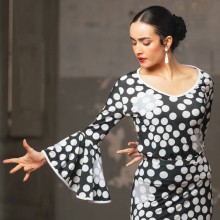 Top Estampa Punto Elástico Estampado Adulto 5110