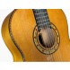 34725 Antonio de Toledo - Modelo Tomatito Andalucía Guitarra Flamenca Blanca con tapa torrefactada acabado natural