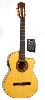 32294 C320.580 CE V José Rincón Flamenca José Rincón de Sicomoro amplificada con Cutaway