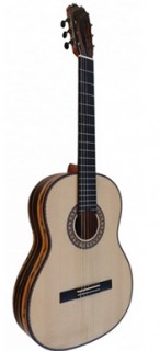 33291 GUITARRA FLAMENCA ANTONIO DE TOLEDO ATF-17 EB MODELO ÉBANO BLANCO