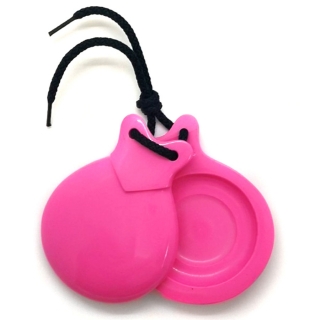 Castañuelas Concierto Semiprofesional Rosa caja doble