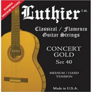 20130 Luthier Concert Gold 40. Tensión Media/Fuerte