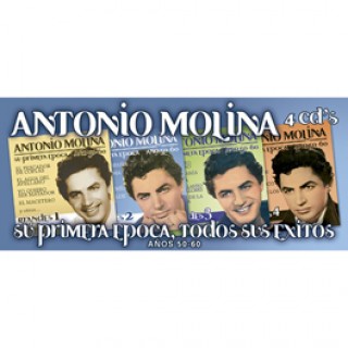 20678 Antonio Molina - Su primera época años 50 y 60, todos sus éxitos. Volúmenes 1, 2, 3 y 4.