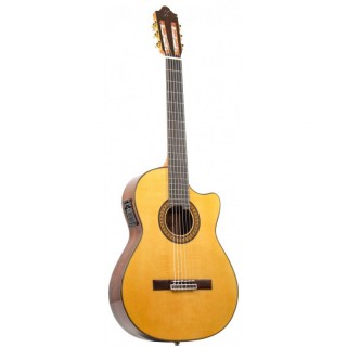 27348 CAMPS FLAMENCA NEGRA MODELO FL-11-C FISHMAN PREFIX PRO-BLEND ELECTRIFICADA CUTAWAY 