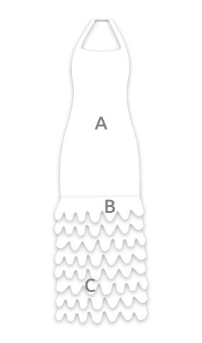 E4393 Vestido para flamenco con volantes