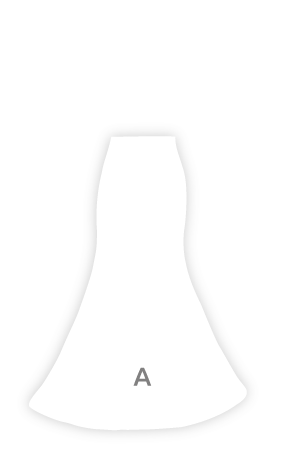 EF126 Falda flamenca de ensayo con trincha y mucho vuelo para baile flamenco