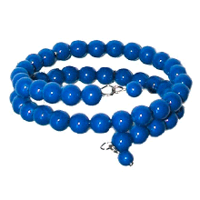067166 Pulsera en espiral con bolas