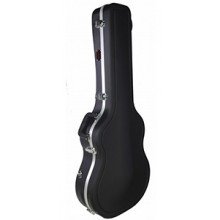 25023 C210.003C-N Cibeles Estuche de guitarra clasica y flamenca con Forma ABS Negro Rugoso