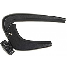 31812 Cejilla Wingo JX-03 Capo para guitarra flamenca y clásica con perilla de ajuste de tensión - Negra. 