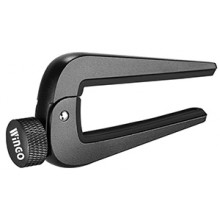 31813 Cejilla Universal Capo Wingo JX-06 para Guitarra Española y flamenco, Negra. 