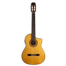 32301 ATF-17BE CUT Antonio de Toledo Guitarra Flamenca Cipres Blanca Cutaway