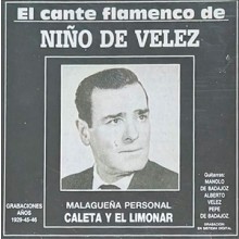 35863 Niño de Velez - El cante flamenco de Niño de Velez 