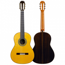 27511 Y-8N Antonio de Toledo Guitarra flamenca Negra Palosanto