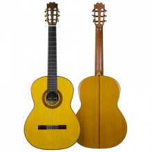 24957 1A Antonio de Toledo Guitarra Flamenca Blanca Cipres 