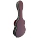 33297 C230.015R Estuche de guitarra Cibeles de ABS Color Rojo Cuadritos Rojo/Gris