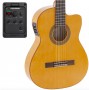 32584 Guitarra Flamenca Admira Triana Electrificada Fihsman Cutaway 
