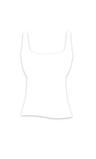 E4548 Cuerpo tirante camiseta escotes amplios