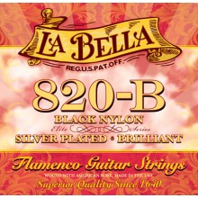 24364 La Bella 820-B Flamenco Nylon Negro. Tensión Media 