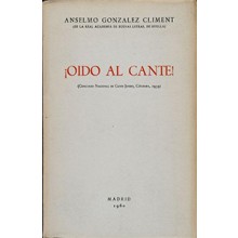 32222 ¡Oído al Cante! Concurso Nacional de Cante Jondo, Córdoba 1959 - Anselmo González Climent 
