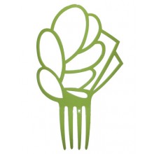 Peineta para flamenco de acetato moderna 205 mm