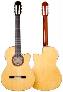 GUITARRA FLAMENCA PACO CASTILLO 223 FCE SICOMORO CUTAWAY ELECTRIFICADA