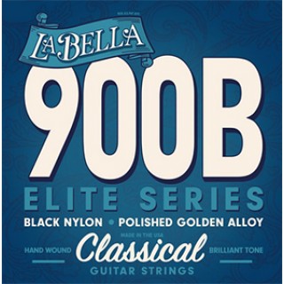 24717 Juego de cuerdas La Bella para guitarra clásica 900-B Elite Golden Tensión Media