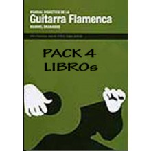 19401 Manuel Granados - Manual didáctico de la guitarra flamenca. Pack. Vol 1, 2, 3 y 4