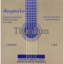 24402 Cuerdas de guitarra Augusta Titanium - Tensión Media