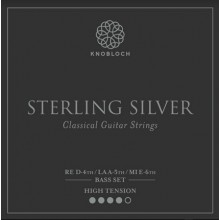 25797 Cuerda guitarra Knobloch Sterling Silver 500SS Set High juego de bajos para las gamas C.X y Q.Z