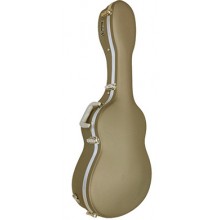 33293 C230.015DO Estuche de guitarra Cibeles de ABS Clasica Dorado color Oro