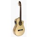 34726 Antonio de Toledo - Modelo Josemí Carmona Guitarra Flamenca Blanca con Cutaway y Previo con efectos y ecualizacíon