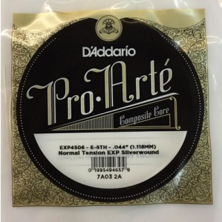 25663 Cuerda 6ª D'Addario EXP Tensión Normal Guitarra Clásica EXP4506