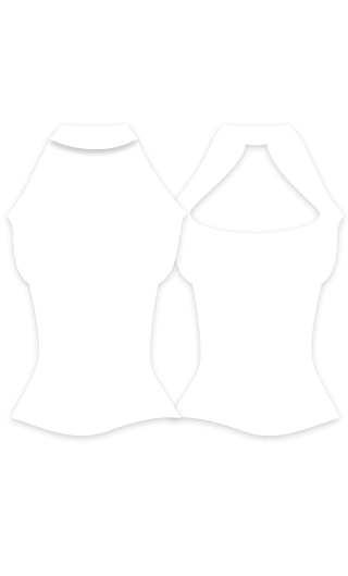 E4556 Camiseta mujer para baile flamenco con cuello alto