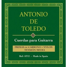 31921 Juego Cuerdas Antonio de Toledo Tension Media Carbono y Nylon
