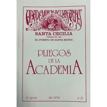 32198 Pliegos de la academia, Academia de las bellas arte Santa Cecilia. El Puerto de Santa María