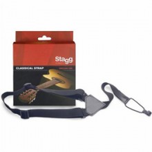 23323 Colgador de guitarra Stagg - Classical strap SNCL001-BK