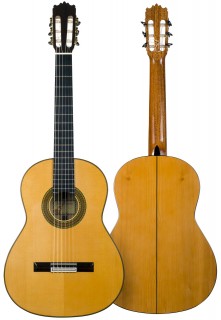 Guitarra flamenca artesanal Juan Álvarez, modelo Y-8F