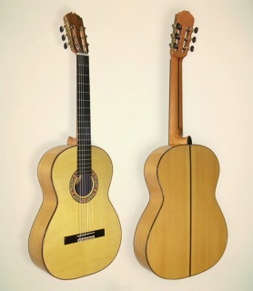 27206 Guitarra Flamenca Juan Montes 32-M Amarilla