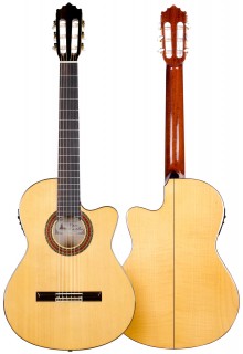 GUITARRA FLAMENCA PACO CASTILLO 223 FCE SICOMORO CUTAWAY ELECTRIFICADA