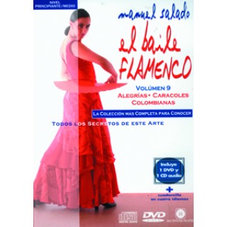 14429 Manuel Salado El baile flamenco Vol 9 Alegrías, Caracoles, Colombianas