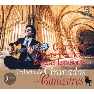24552 Juan Manuel Cañizares - Trilogía de Granados por Cañizares. Danzas Españolas Vol 1, Valses Poéticos Vol 2, Goyescas Vol 3